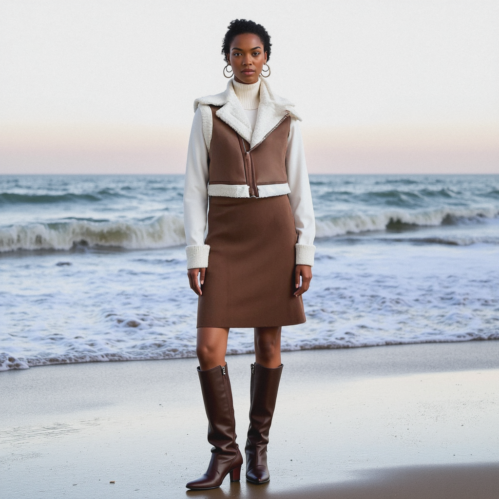 Chaleco “Sierra Oeste” – Lana de Cordero con Forro de Pelo Ligero