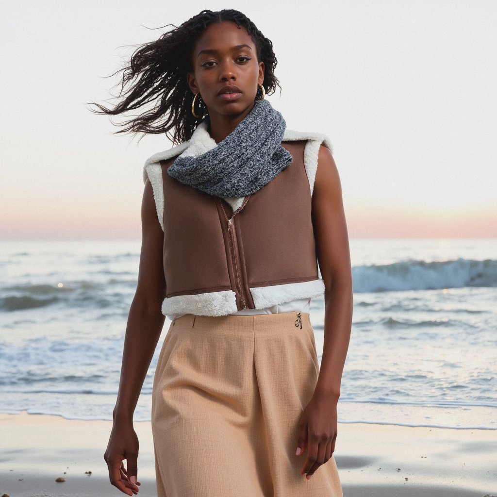 Chaleco “Sierra Oeste” – Lana de Cordero con Forro de Pelo Ligero