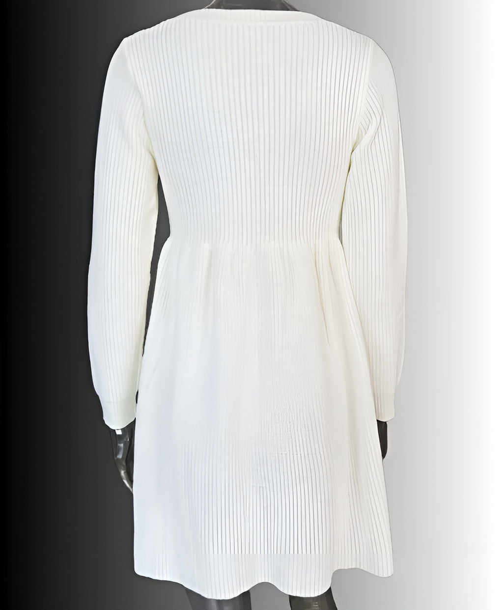 Amarís™ | Vestido Casual de Cuello Alto – Sin Cinturón