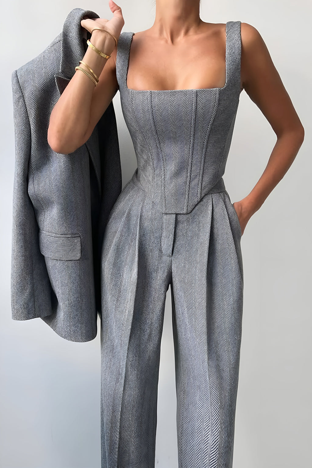 Encanto™ – Conjunto de tres piezas con blazer cruzado