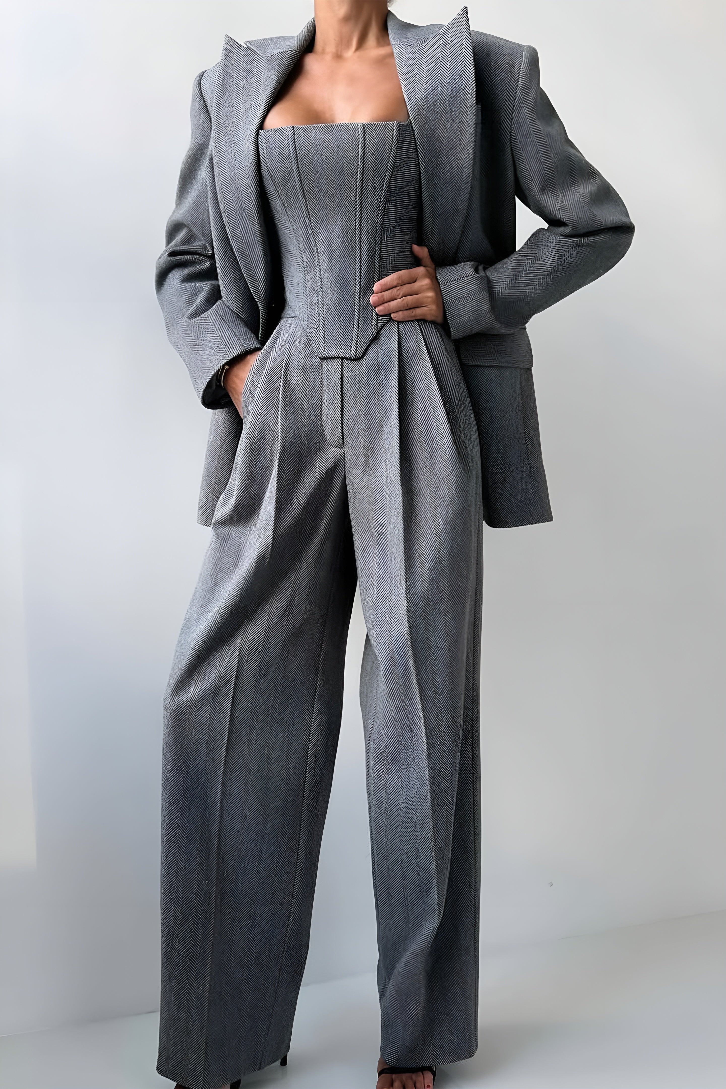 Encanto™ – Conjunto de tres piezas con blazer cruzado